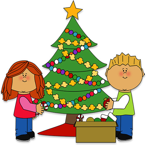 children Christmas tree