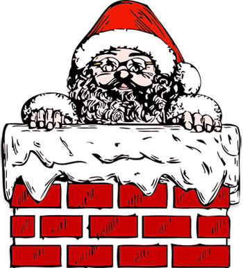 Santa chimney