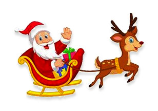 Santa and Rudolph