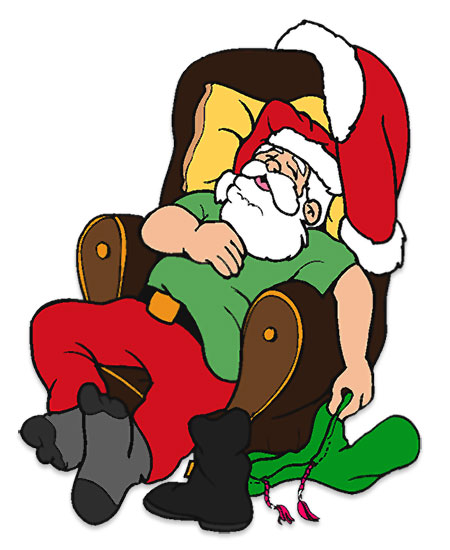 Santa in chair