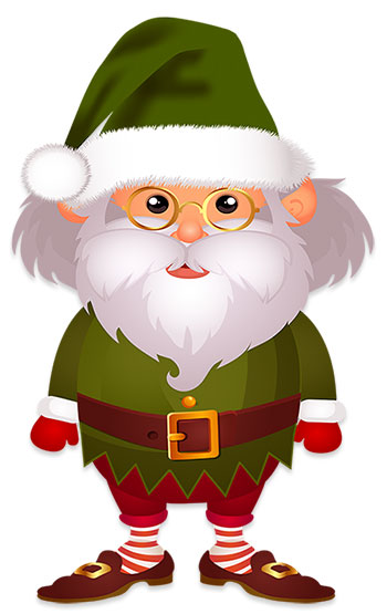 Christmas Elves - Free Large Christmas Clipart