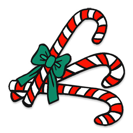 Free Candy Cane Clipart - Animated Candy Canes - Animations