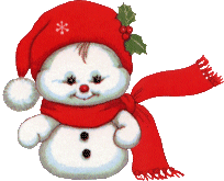Christmas animated snowman