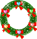 wreath with bows