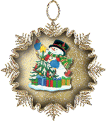 frosty ornament animated