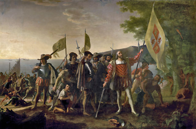 landing of Christopher Columbus