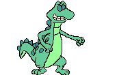 Dino with attitude - clipart gifs animations