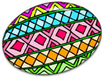 colorful Easter egg