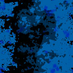 black on blue fractal