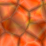 orange glass background