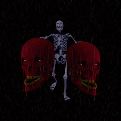 skeleton and skulls