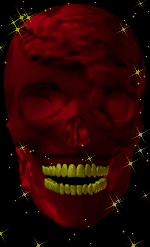 skull background image animated