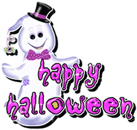 ghost happy halloween