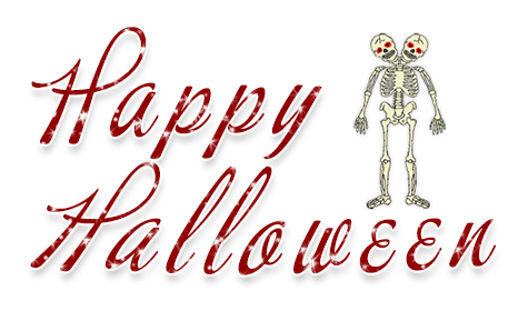 Happy Halloween skeleton