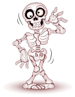 silly skeleton