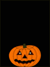 pumpkin animated with ghosts
