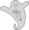 a happy ghost