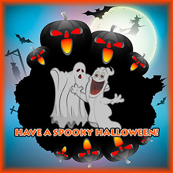 a spooky Halloween