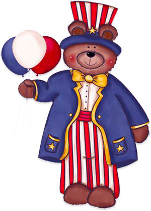 4th of July bear