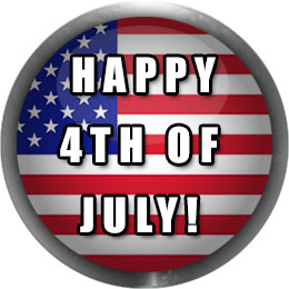 Happy 4th of July button