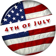 4th of july button