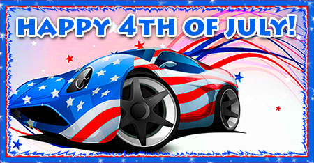 4th of July car