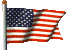 US flag animated