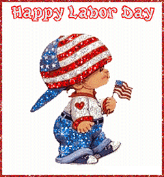 Happy Labor Day boy animation