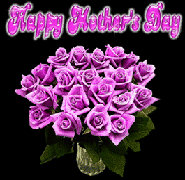 Happy Mother's Day roses animated