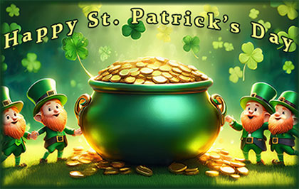 leprechauns and pot of gold
