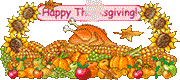 Thanksgiving feast animated