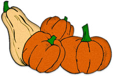 pumpkins and gourds