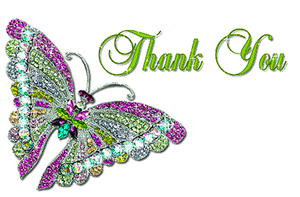 Thank You butterfly