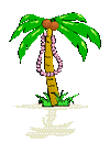 palm tree dancing the hula