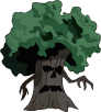 animated spooky tree