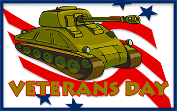 Veterans Day tank